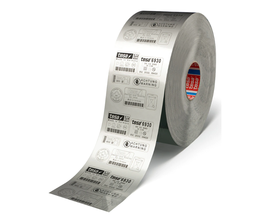 tesa® 6930 PV3 Brillant Argenté – Gravure laser